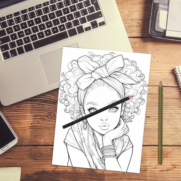 Black Beauty Coloring Book (SKU #0407) - Picture 5 of 5